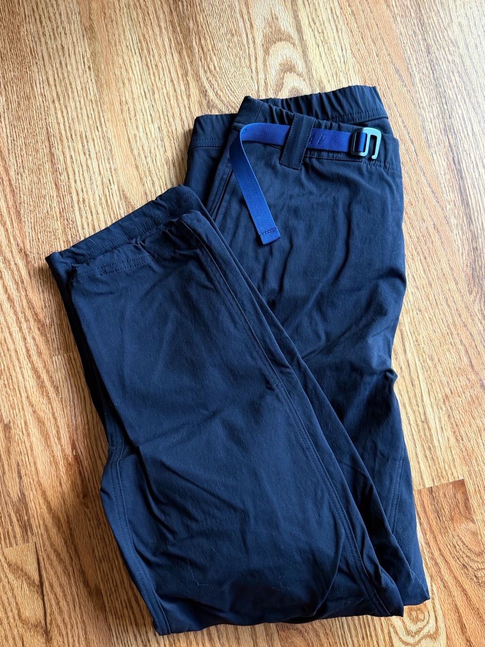 MAAP Navy Stretch Joggers with Built-In Web Belt